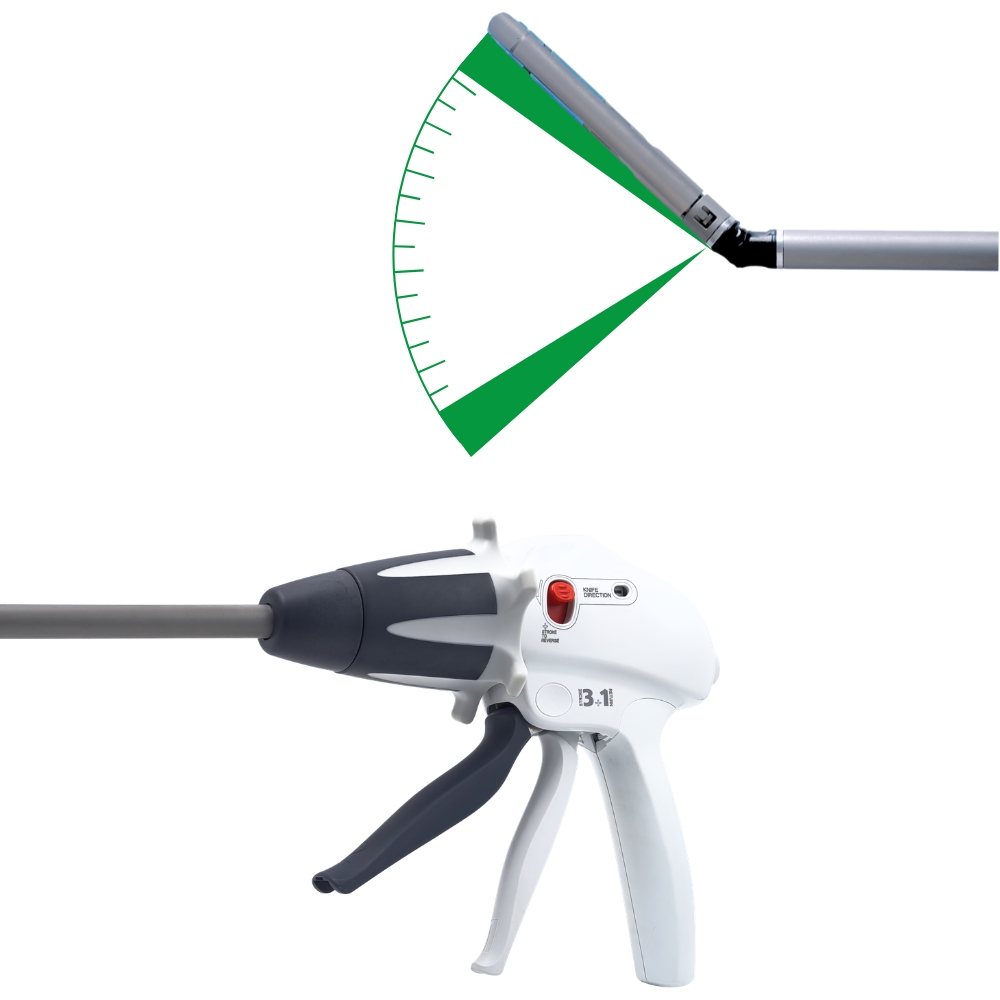 Agrafeuse &agrave; coupe lin&eacute;aire endo manuelle de style J&J01